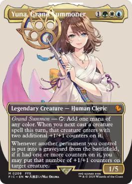 ■ボーダーレス■《大召喚士、ユウナ/Yuna, Grand Summoner》[FIC] 金R