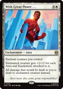 《大いなる力には……/With Great Power . . .》[SPM] 白R