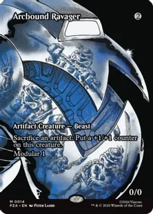 ■ボーダーレス■《電結の荒廃者/Arcbound Ravager》[PZA] 茶R