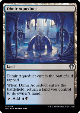 《ディミーアの水路/Dimir Aqueduct》[OTC] 土地U