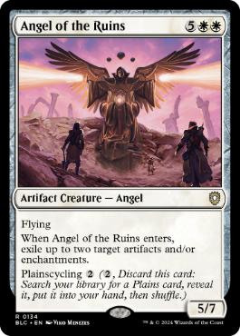 《遺跡の天使/Angel of the Ruins》[BLC] 白R