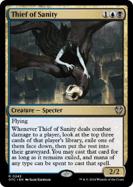 《正気泥棒/Thief of Sanity》[OTC] 金R
