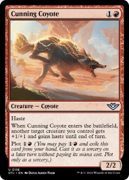 《狡猾なコヨーテ/Cunning Coyote》[OTJ] 赤U