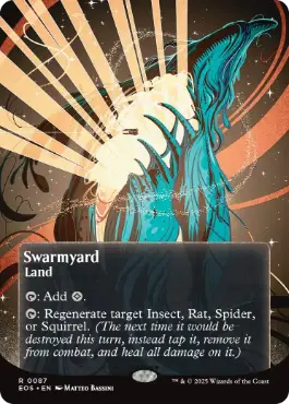 (087)■ボーダーレス■《群がりの庭/Swarmyard》[EOS] 土地R