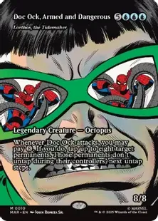 ■ボーダーレス■《危険なアーム持ち、ドク・オック/Doc Ock, Armed and Dangerous》//《潮汐を作るもの、ロートス/Lorthos, the Tidemaker》[MAR] 青