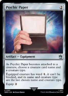 《サイキックペーパー/Psychic Paper》[WHO] 茶U
