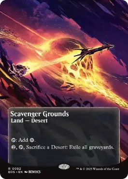 (082)■ボーダーレス■《屍肉あさりの地/Scavenger Grounds》[EOS] 土地R