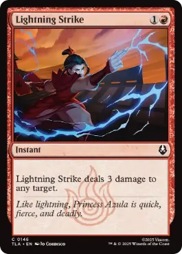 《稲妻の一撃/Lightning Strike》[TLA] 赤C