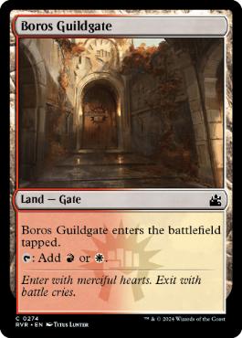 《ボロスのギルド門/Boros Guildgate》[RVR] 土地C