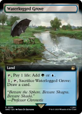■拡張アート■《冠水樹林帯/Waterlogged Grove》[WHO-BF] 土地R