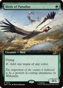 ■拡張アート■《極楽鳥/Birds of Paradise》[MSC] 緑R