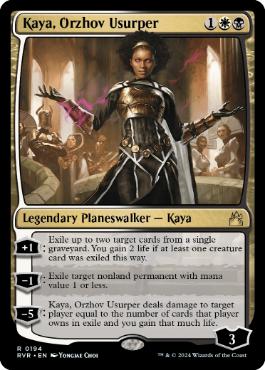 《オルゾフの簒奪者、ケイヤ/Kaya, Orzhov Usurper》[RVR] 金R
