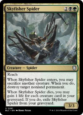 《空漁師の蜘蛛/Skyfisher Spider》[BLC] 金U