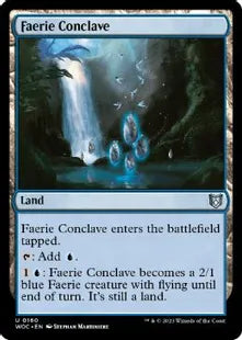 《フェアリーの集会場/Faerie Conclave》[WOC] 土地U