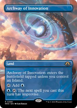 ■ボーダーレス■《革新のアーチ道/Archway of Innovation》[MH3-BF] 土地R