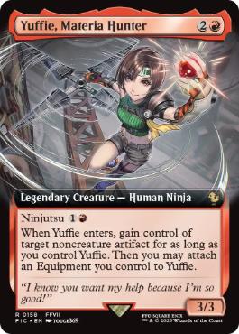■拡張アート■《マテリアハンター、ユフィ/Yuffie, Materia Hunter》[FIC] 赤R
