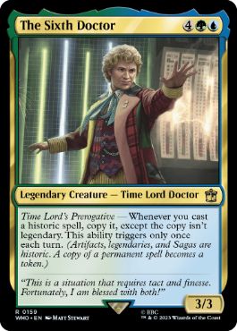 《６代目ドクター/The Sixth Doctor》[WHO] 金R