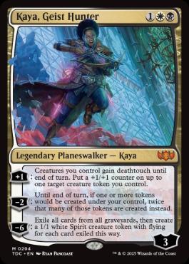 《霊狩り、ケイヤ/Kaya, Geist Hunter》[TDC] 金R