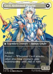 ■ボーダーレス■《暗黒騎士、セシル/Cecil, Dark Knight》/《覚醒のパラディン、セシル/Cecil, Redeemed Paladin》[FIN-BF] 黒R