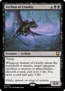 《残虐の執政官/Archon of Cruelty》[M3C] 黒R