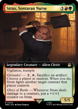 ■拡張アート■《ソンターランの看護師、ストラックス/Strax, Sontaran Nurse》[WHO-BF] 金R