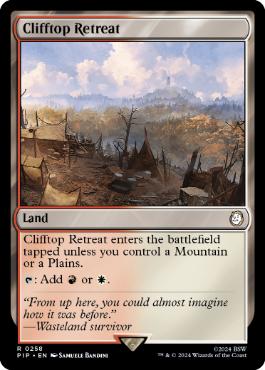 《断崖の避難所/Clifftop Retreat》[PIP] 土地R