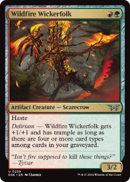 《野火の木人/Wildfire Wickerfolk》[DSK] 金U