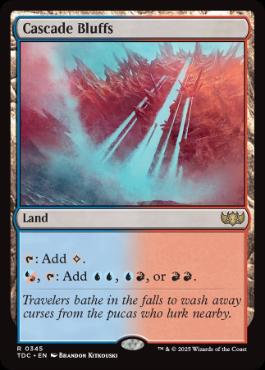 《滝の断崖/Cascade Bluffs》[TDC] 土地R