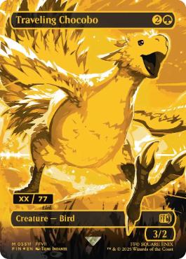 ■ボーダーレス■《旅するチョコボ/Traveling Chocobo》(金)[FIN-BF] 緑R