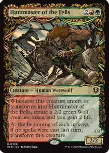 ■ショーケース■《高原の狩りの達人/Huntmaster of the Fells》/《高原の荒廃者/Ravager of the Fells》[INR] 金R