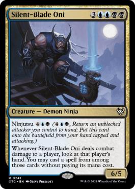 《静刃の鬼/Silent-Blade Oni》[OTC] 金R