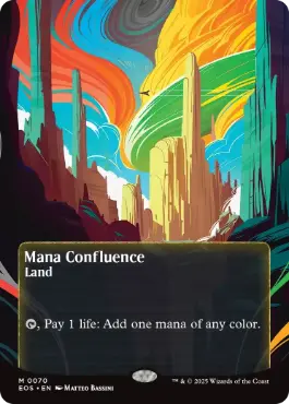 (070)■ボーダーレス■《マナの合流点/Mana Confluence》[EOS] 土地R