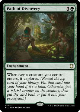 《発見の道/Path of Discovery》[BLC] 緑R