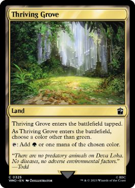 《興隆する木立/Thriving Grove》[WHO] 土地C