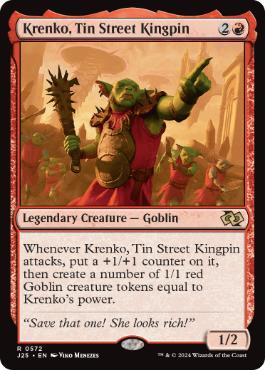 《ブリキ通りの重鎮、クレンコ/Krenko, Tin Street Kingpin》[J25] 赤R