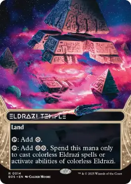 (014)■ボーダーレス■《エルドラージの寺院/Eldrazi Temple》[EOS] 土地R
