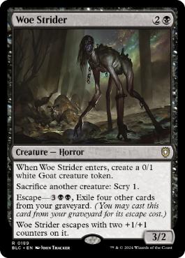 《悲哀の徘徊者/Woe Strider》[BLC] 黒R