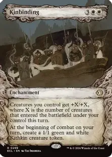 ■ショーケース■《一族団結/Kinbinding》[ECL-BF] 白R