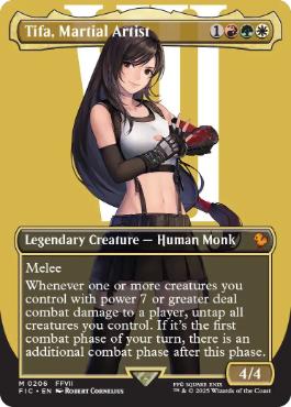 ■ボーダーレス■《格闘家、ティファ/Tifa, Martial Artist》[FIC] 金R