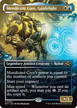 ■ボーダーレス■《ガイドライト、雲水核/Mendicant Core, Guidelight》[DFT-BF] 金R