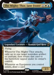 ■拡張アート■《マイティ・ソー、ジェーン・フォスター/The Mighty Thor, Jane Foster》[MSH-BF] 金R