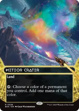 (026)■ボーダーレス■《隕石のクレーター/Meteor Crater》[EOS] 土地R