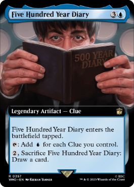 ■拡張アート■《500年日記/Five Hundred Year Diary》[WHO-BF] 青R