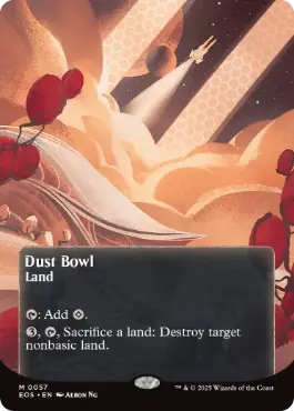 (057)■ボーダーレス■《黄塵地帯/Dust Bowl》[EOS] 土地R