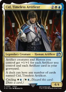 (418)《独創的な革新者、シド/Cid, Timeless Artificer》[FIN-BF] 金U