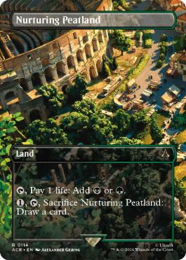 ■ボーダーレス■《育成泥炭地/Nurturing Peatland》[ACR-BF] 土地R