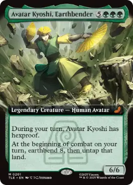 ■拡張アート■《土のベンダー、アバター・キヨシ/Avatar Kyoshi, Earthbender》[TLE] 緑R