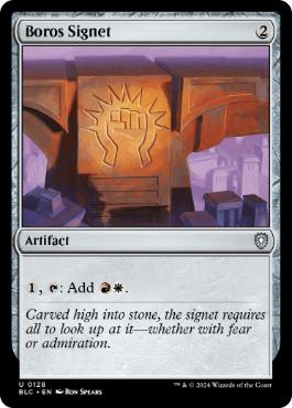 《ボロスの印鑑/Boros Signet》[BLC] 茶U