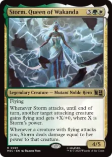 《ワカンダの女王、ストーム/Storm, Queen of Wakanda》[MSC] 金R