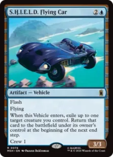《S.H.I.E.L.D.の飛行車/S.H.I.E.L.D. Flying Car》[MSH] 青R